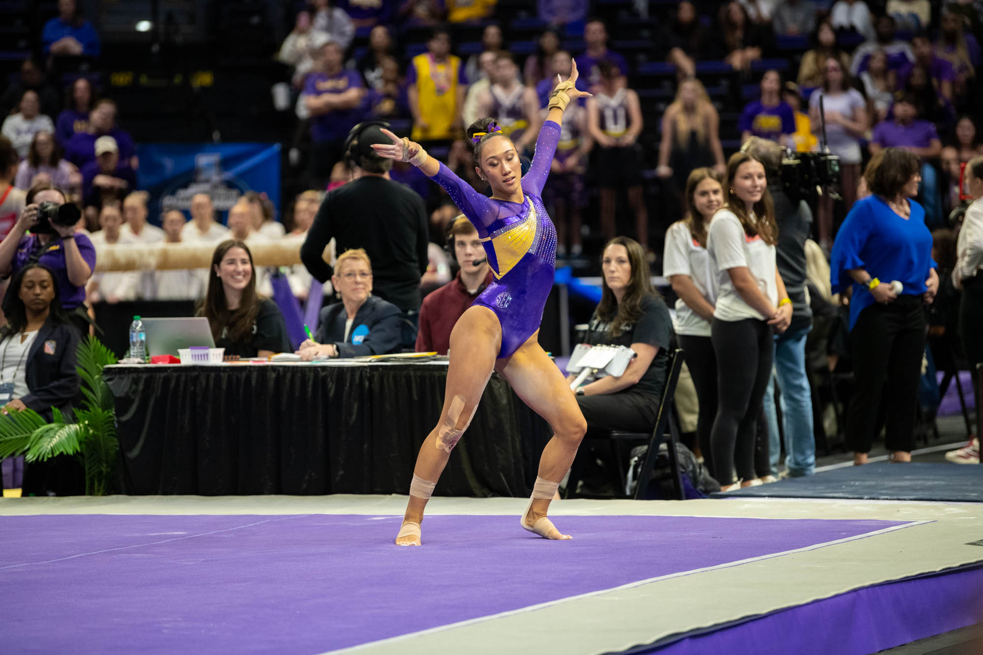 PHOTOS: LSU gymnastics advances to regional final