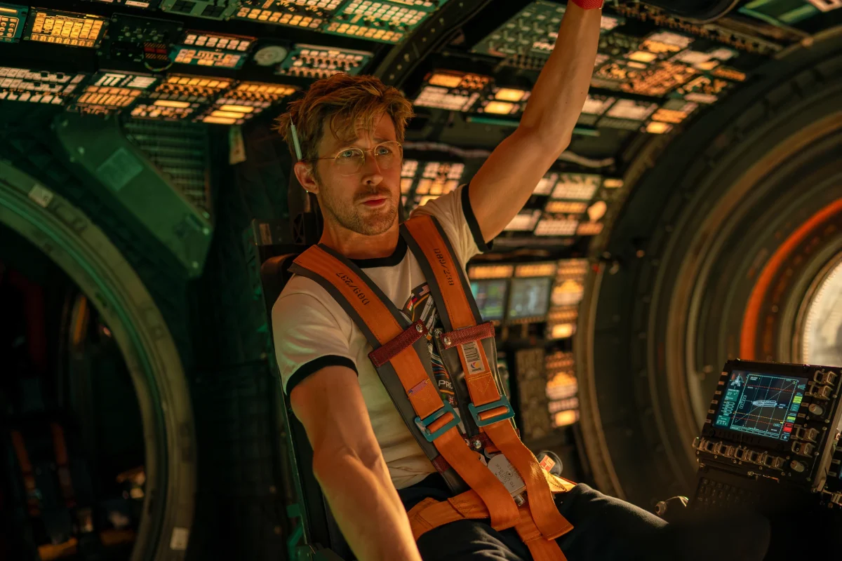 This image released by Amazon MGM Studios shows Ryan Gosling in a scene from “Project Hail Mary.” (Jonathan Olley/Amazon MGM Studios via AP)