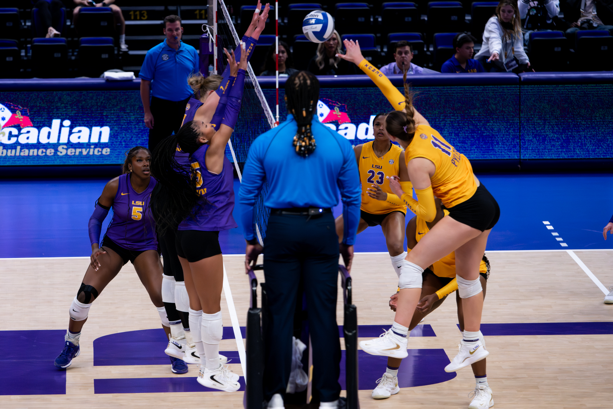 PHOTOS: LSU volleyball hosts spring Purple vs Gold Scrimmage