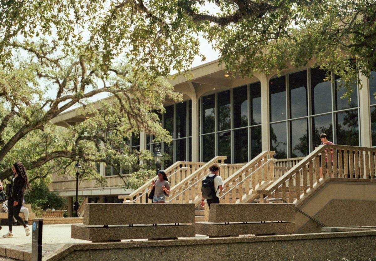 LSU students walk to and from the LSU Student Union on Friday, March 14, 2025 in Baton Rouge, La