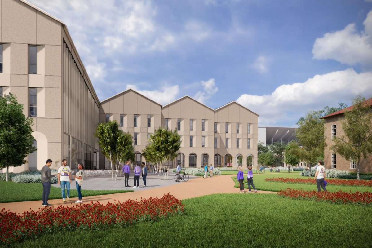 Renderings of the new LSU library. Courtesy of Paul Favaloro with LSU Planning, Design & Construction.